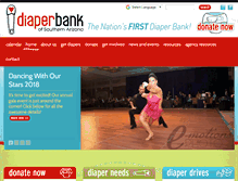 Tablet Screenshot of diaperbank.org